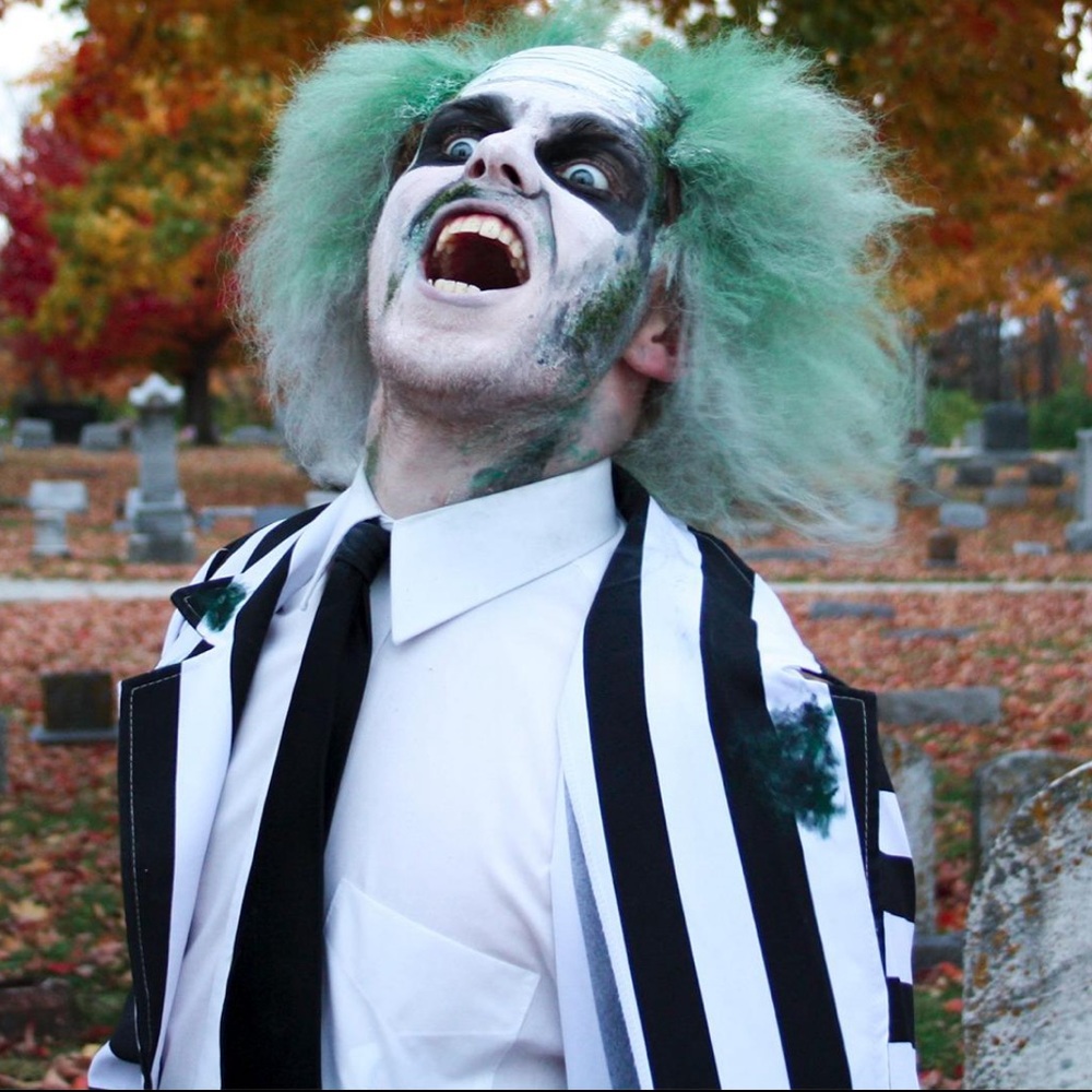 Adult Beetlejuice Halloween Costume - Picture 2 of 4